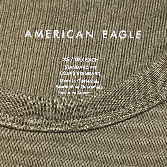American Eagle Outfitters Shirts Merican Eagle Military Green Tshirt Poshmark